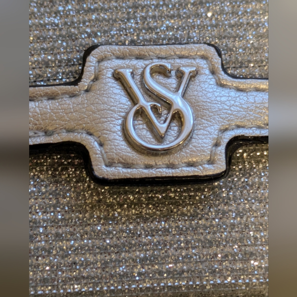 Victoria's Secret Micro Shoulder/Crossbody Bag in Silver Sparkle. NWT - Picture 7 of 10